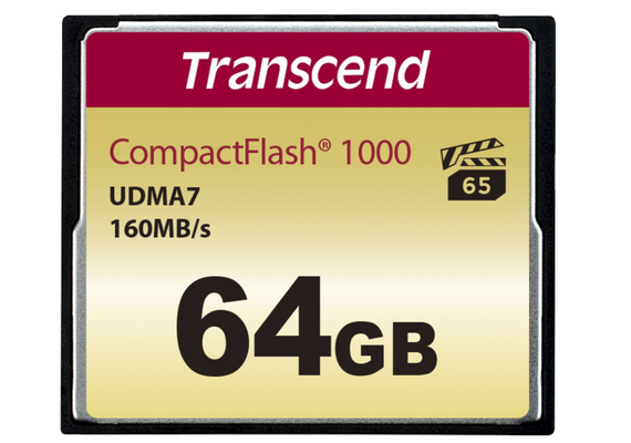 TRANSCEND Compact Flash 160MB/s UDMA 7 - 64GB
