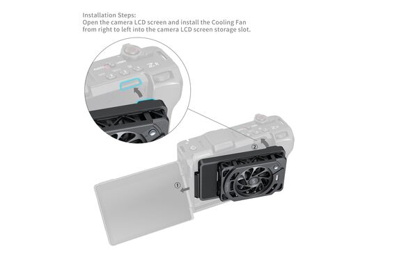 SMALLRIG 5874 Ventoinha de Arrefecimento para Nikon ZR