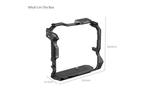 SMALLRIG 5623 Cage para Canon EOS R5 Mark II com punho de bateria BG-R20