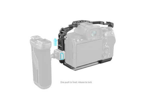 SMALLRIG 4538 Kit de Cage + Punho Superior HawkLock para Sony Alpha 7R V / Alpha 7 IV / Alpha 7S III
