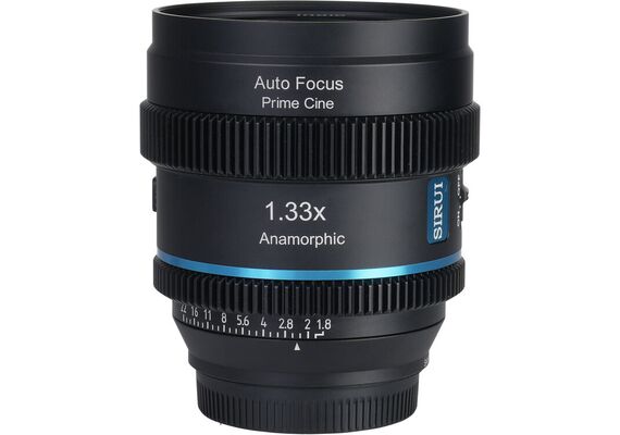 SIRUI 20mm T1.8 Anamórfica 1.33x Micro 4/3 - Blue Flare