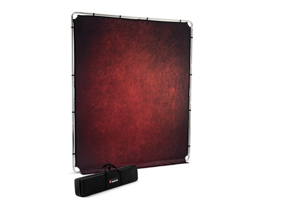 MANFROTTO Fundo Vintage EzyFrame Carmesim, 2 x 2.3 m