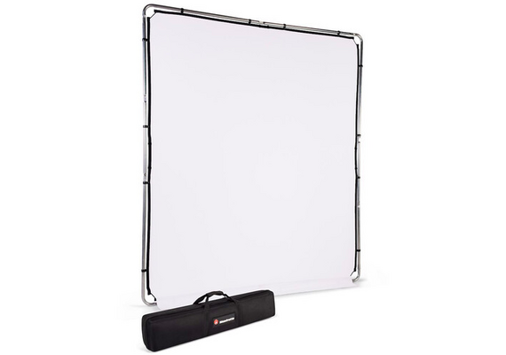MANFROTTO EzyFrame Fundo de Tecido Com Suporte Smoke Branco 2 x 2.3 m