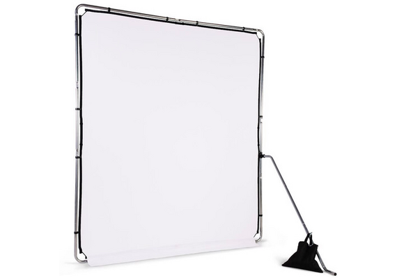 MANFROTTO EzyFrame Fundo de Tecido Com Suporte Smoke Branco 2 x 2.3 m