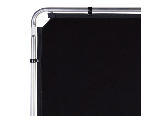 MANFROTTO EzyFrame Fundo de Tecido Com Suporte Smoke Preto 2 x 2.3 m