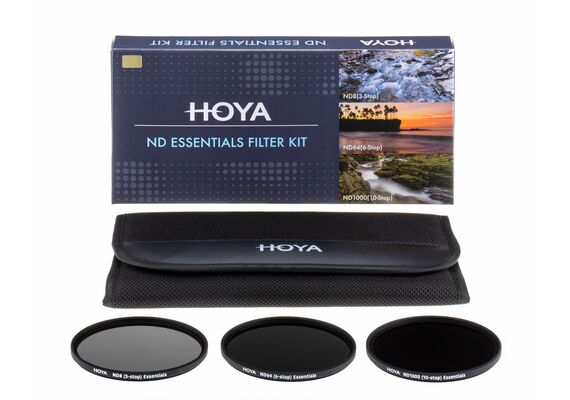 HOYA Kit de Filtros ND Essentials (8 / 64 / 1000) - 55mm