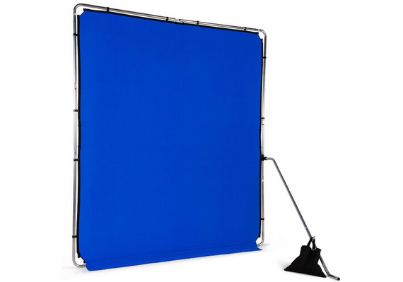 MANFROTTO EzyFrame Fundo de Tecido Com Suporte Smoke Azul 2 x 2.3 m