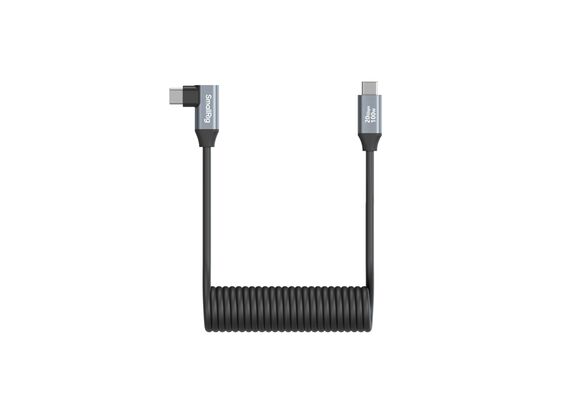 SMALLRIG 4792 Cabo Espiral USB-C Macho / USB-C Macho 35cm