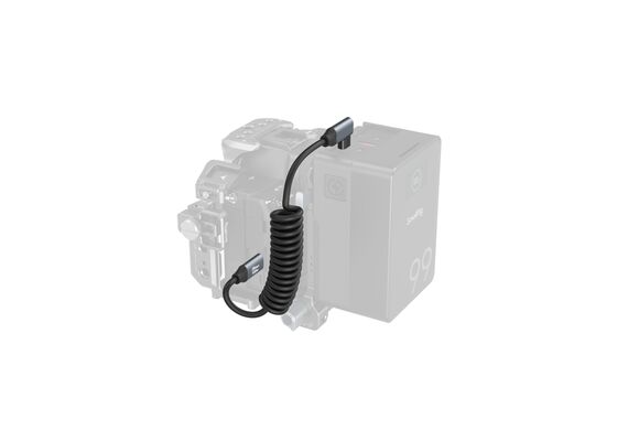 SMALLRIG 4792 Cabo Espiral USB-C Macho / USB-C Macho 35cm