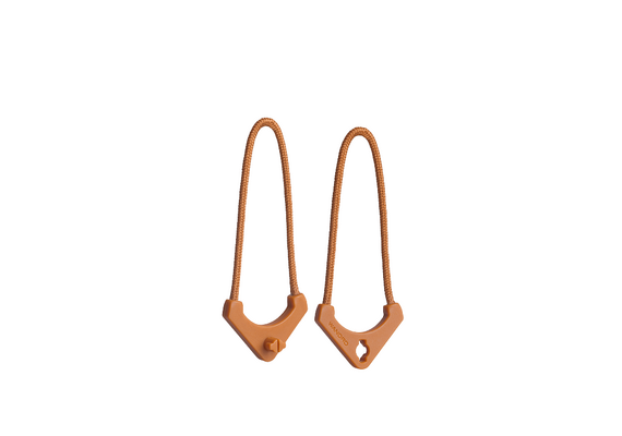 WANDRD WORRYLESS  Puxador de Fecho Zipper - Laranja Sedona