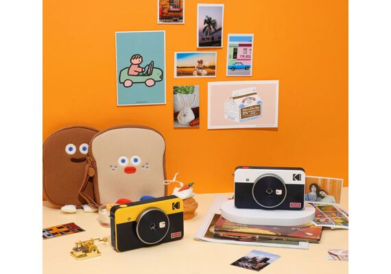 KODAK Câmera Instantânea Mini Shot 2 Retro - Amarelo
