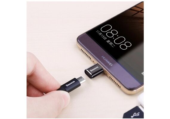 BASEUS CAMOTG-01 Adaptador USB-C Macho / Micro USB Fêmea