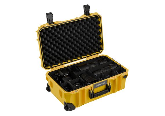 GUTEK Mala Rígida Tortoise T-300 - Amarelo