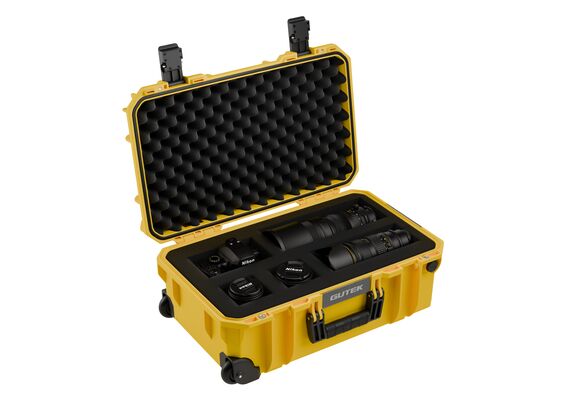 GUTEK Mala Rígida Tortoise T-300 - Amarelo