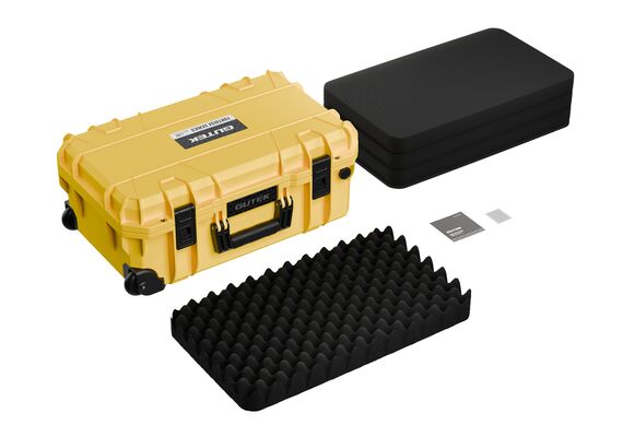 GUTEK Mala Rígida Tortoise T-300 - Amarelo