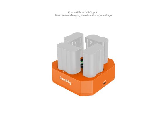 SMALLRIG 5747 Carregador para 4 baterias EN-EL15c