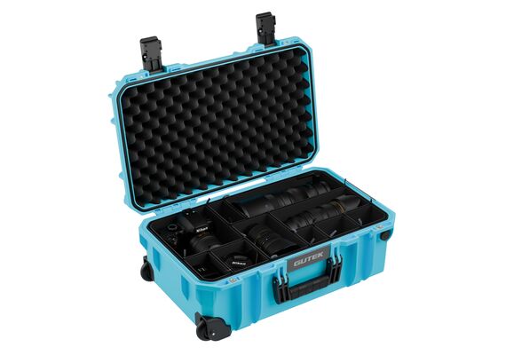 GUTEK Mala Rígida Tortoise T-300 - Azul