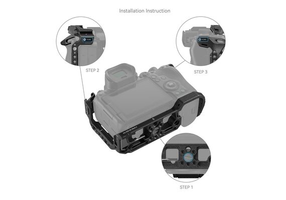 SMALLRIG 4161 Cage Black Mamba para Canon R6 II/III