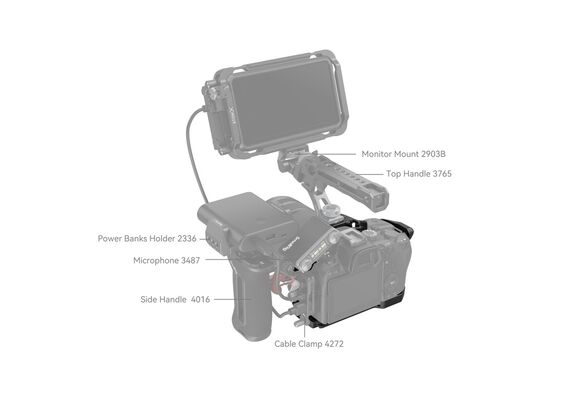 SMALLRIG 4161 Cage Black Mamba para Canon R6 II/III
SMALLRIG 4161 Cage Black Mamba para Canon R6 II/III