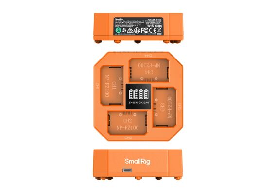 SMALLRIG 4839 Carregador para 4 baterias NP-FZ100