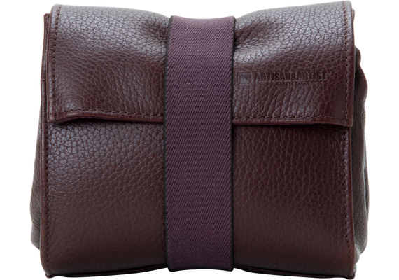 ARTISAN&ARTIST Bolsa Dobrável de Couro ACAM-77 - Castanho