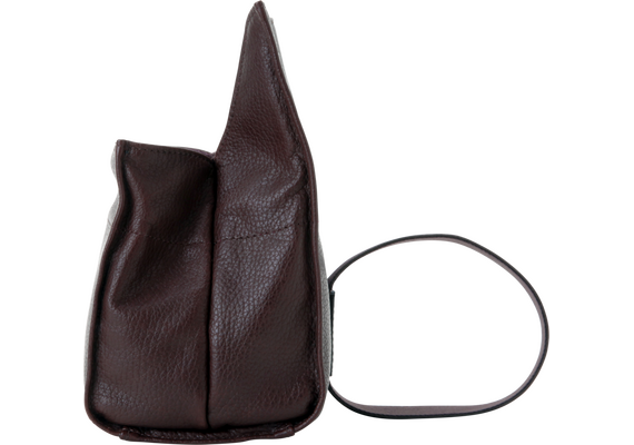 ARTISAN&ARTIST Bolsa Dobrável de Couro ACAM-77 - Castanho
