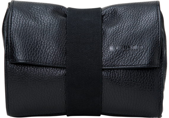 ARTISAN&ARTIST Bolsa Dobrável de Couro ACAM-78 - Preto