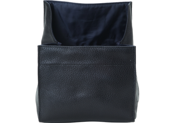 ARTISAN&ARTIST Bolsa Dobrável de Couro ACAM-78 - Preto