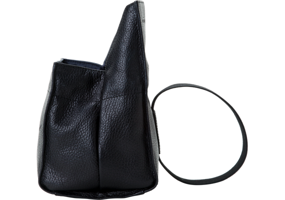 ARTISAN&ARTIST Bolsa Dobrável de Couro ACAM-78 - Preto