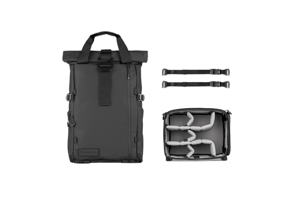 WANDRD Mochila de Viagem + Bolsa Organizadora PRVKE 31L - Preto