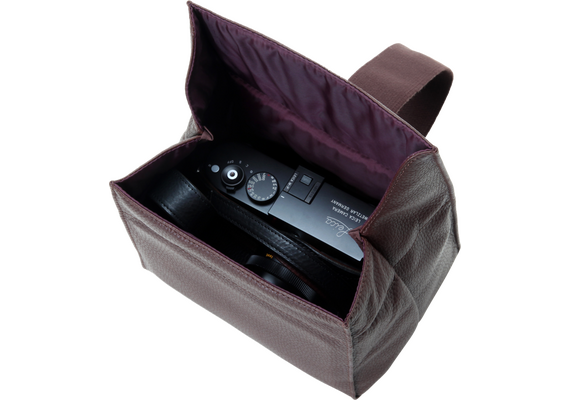 ARTISAN&ARTIST Bolsa Dobrável de Couro ACAM-78 - Castanho