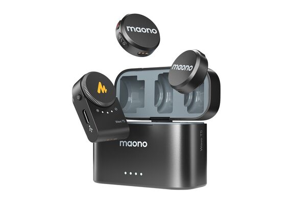 MAONO Microfone Wireless WM650 A2 (2TX + 1RX + CX)