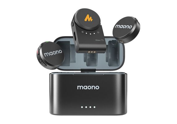 MAONO Microfone Wireless WM650 A2 (2TX + 1RX + CX)