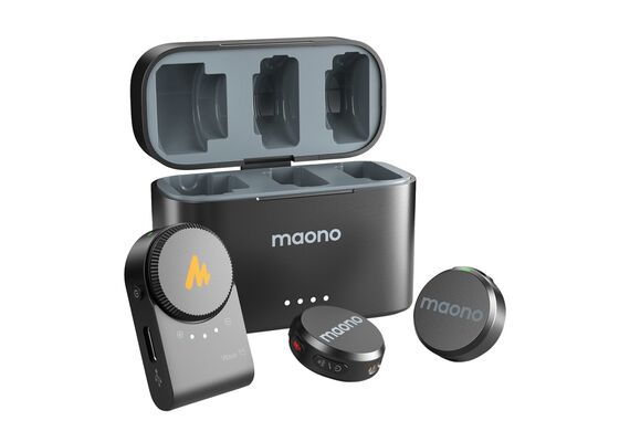 MAONO Microfone Wireless WM650 A2 (2TX + 1RX + CX)