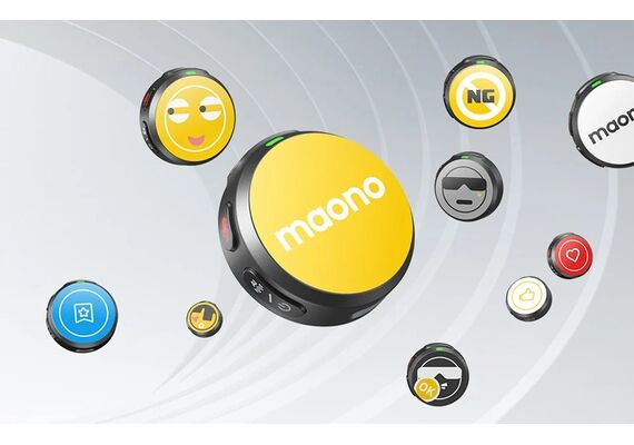 MAONO Microfone Wireless WM650 A2 (2TX + 1RX + CX)
