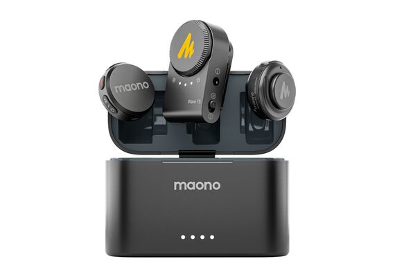 MAONO Microfone Wireless WM650 A2 (2TX + 1RX + CX)