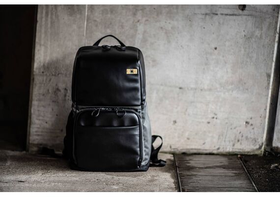 ARTISAN&ARTIST Mochila de Couro ACAM-BS0001 - Preto