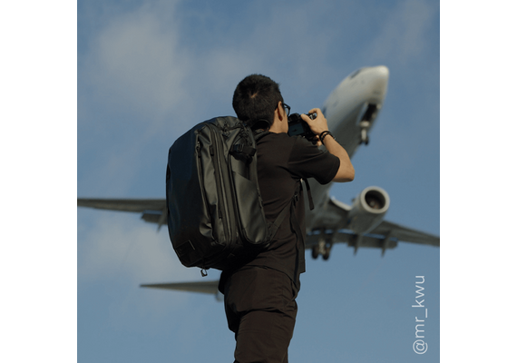 WANDRD Mochila de Viagem + Bolsa Organizadora Transit 35L - Preto