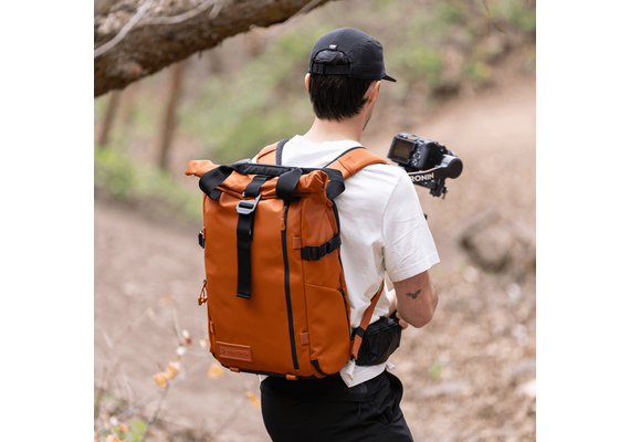 WANDRD Mochila de Viagem + Bolsa Organizadora PRVKE 21L - Laranja Sedona