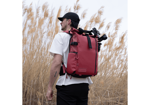 WANDRD Mochila de Viagem + Bolsa Organizadora PRVKE 21L - Rhone Burgundy