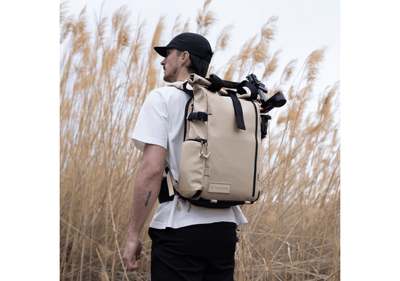 WANDRD Mochila de Viagem + Bolsa Organizadora PRVKE 21L - Yuma Tan