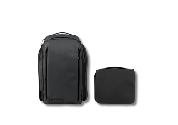WANDRD Mochila de Viagem + Bolsa Organizadora Transit 35L - Preto