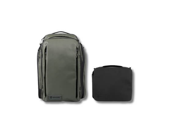 WANDRD Mochila de Viagem + Bolsa Organizadora Transit 35L - Verde Wasatch