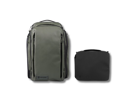 WANDRD  Mochila de Viagem + Bolsa Organizadora Transit 45L - Verde Wasatch