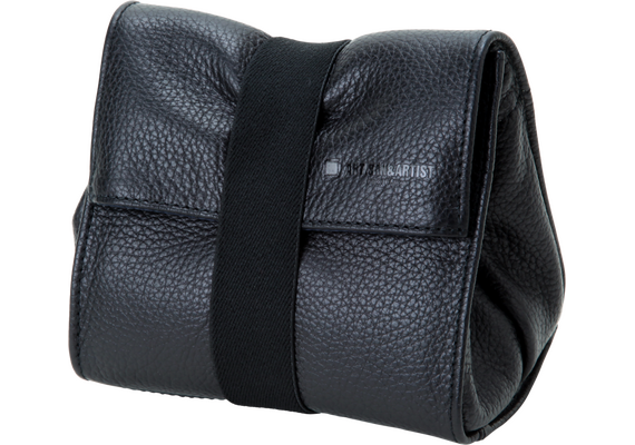 ARTISAN&ARTIST Bolsa Dobrável de Couro ACAM-77 - Preto