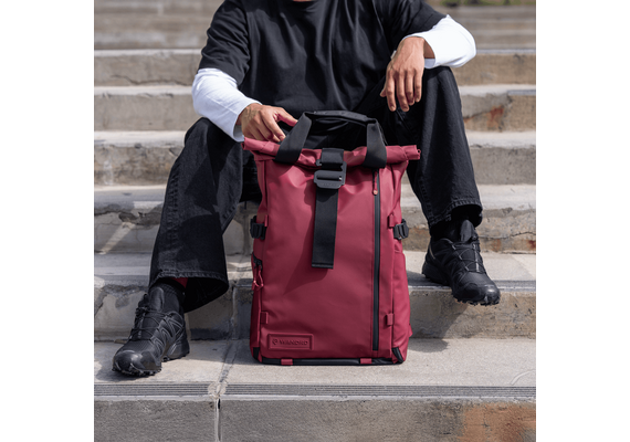 WANDRD Mochila de Viagem + Bolsa Organizadora PRVKE 31L - Rhone Burgundy