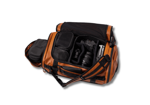 WANDRD Mala de Viagem CARRYALL 60L - Laranja Sedona
