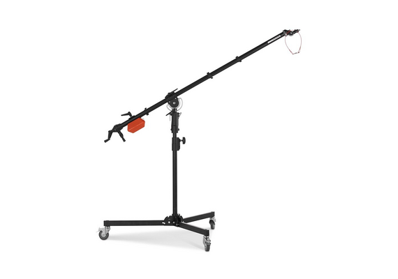 MANFROTTO Girafa Super Boom com Suporte, Coluna e Rodas