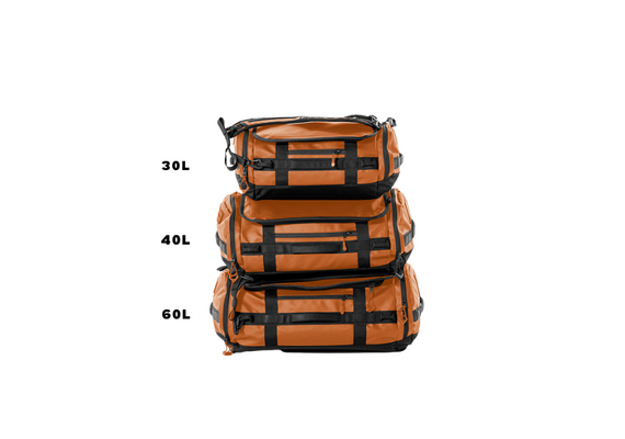 WANDRD Mala de Viagem CARRYALL 60L - Laranja Sedona