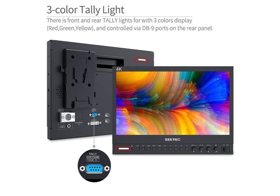 SEETEC Monitor P133-9HSD 13.3" SDI 4K HDMI